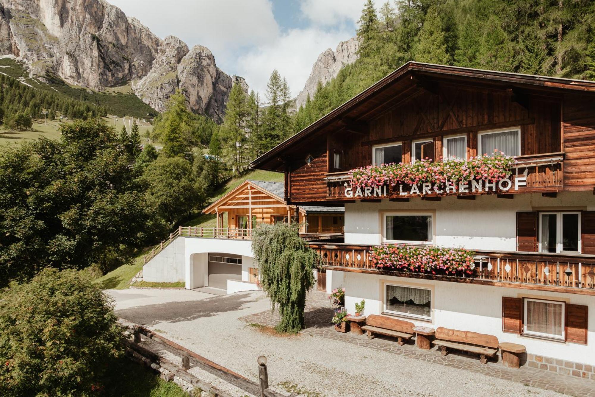Chalet Laerchenhof Colfosco Bagian luar foto