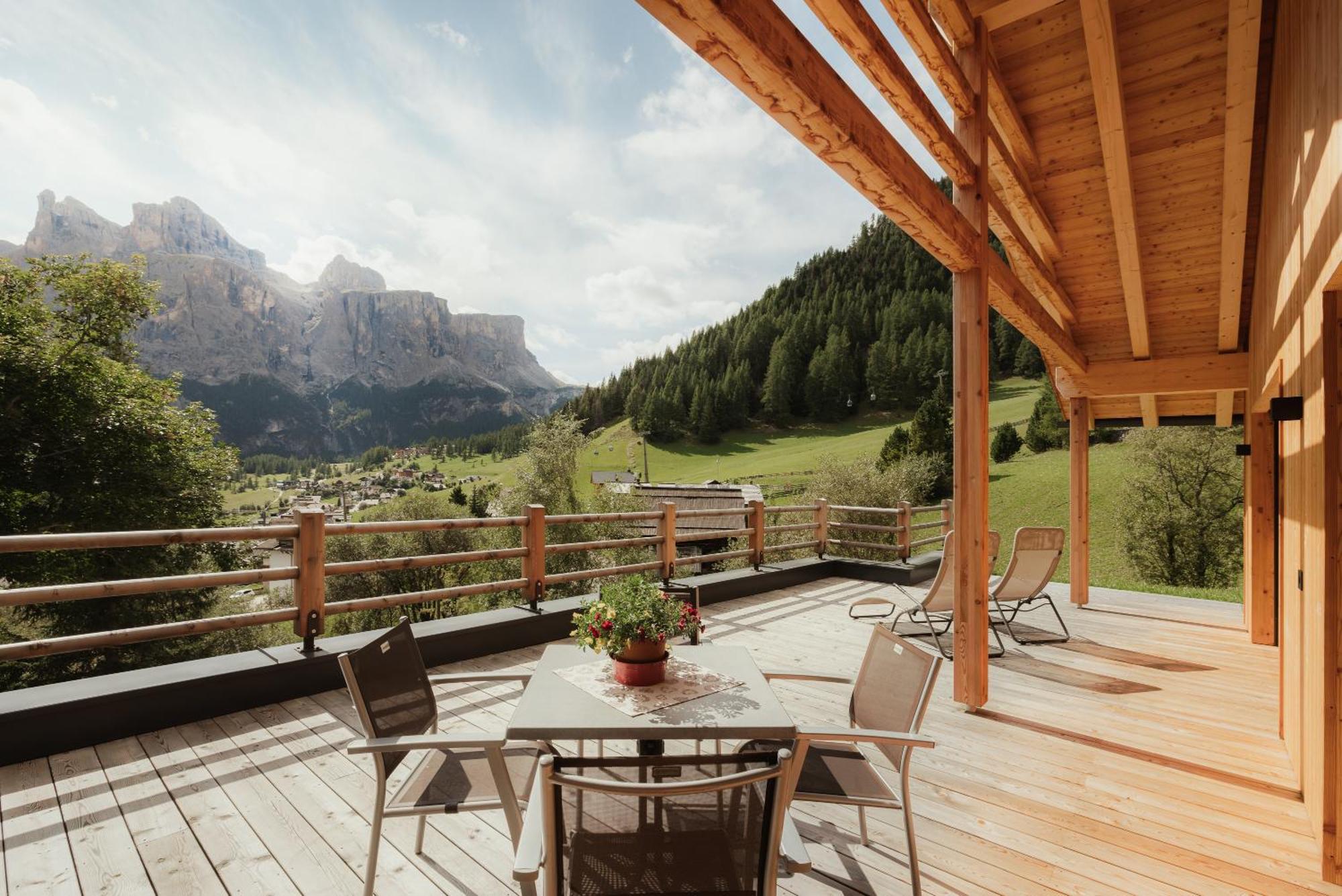 Chalet Laerchenhof Colfosco Bagian luar foto