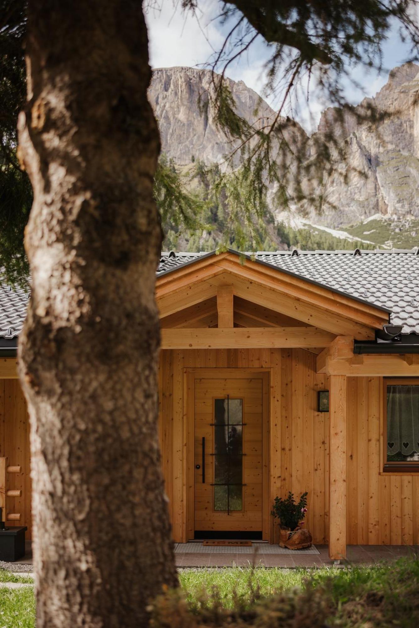 Chalet Laerchenhof Colfosco Bagian luar foto