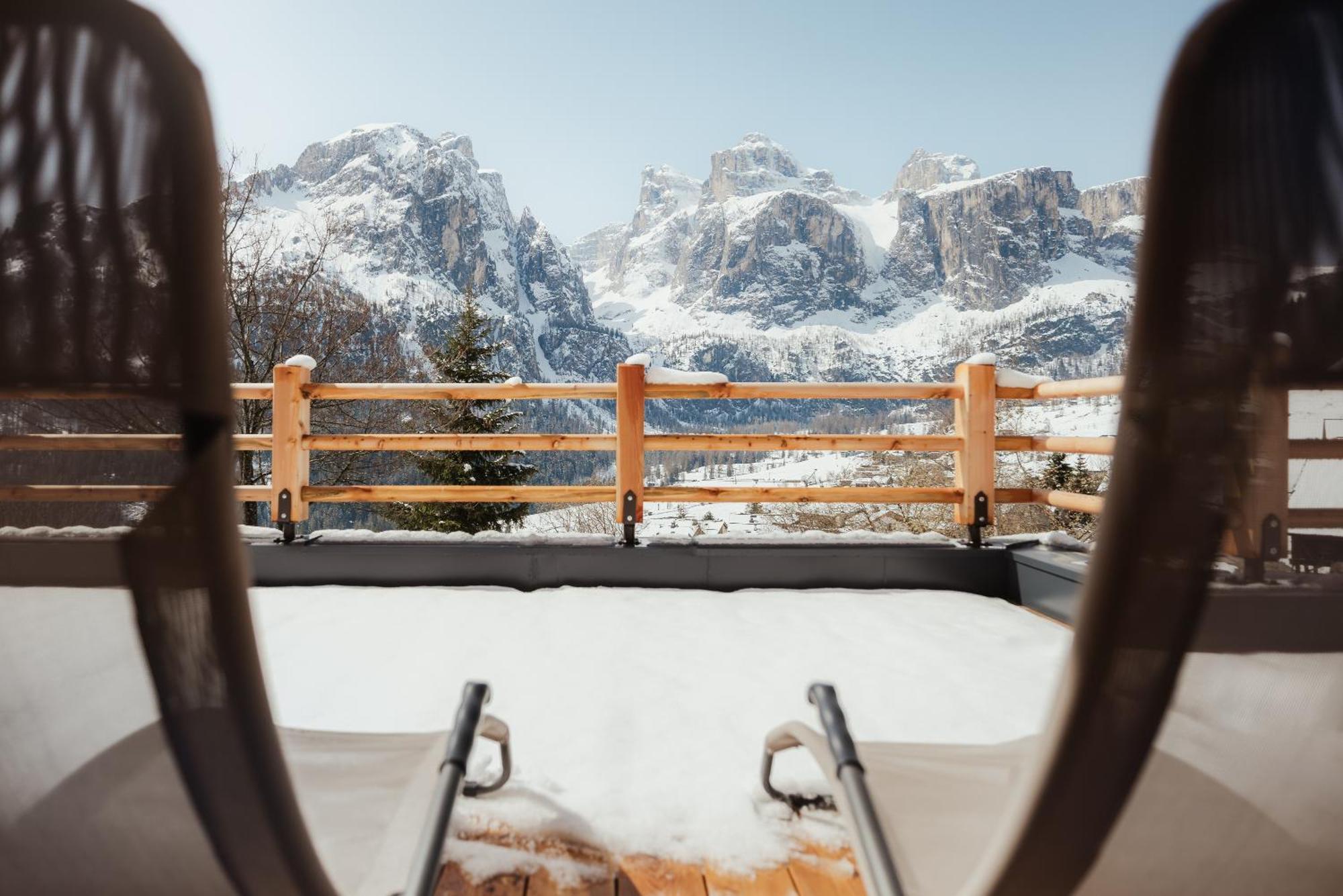 Chalet Laerchenhof Colfosco Bagian luar foto