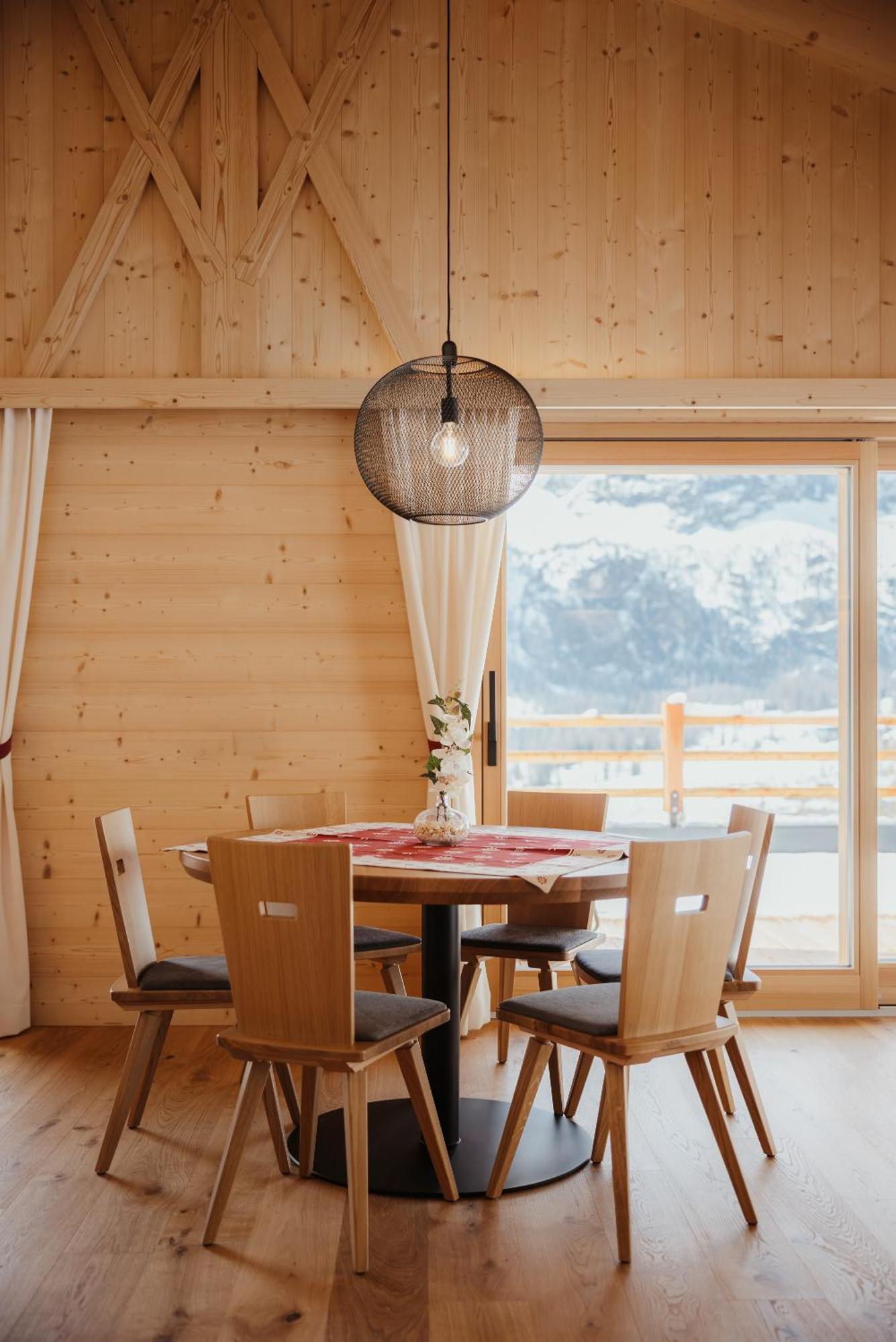 Chalet Laerchenhof Colfosco Bagian luar foto